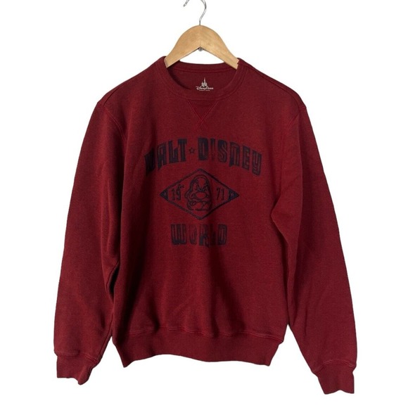 Disney Parks Walt Disney World Grumpy Embroidered Sweatshirt Adult Small - Picture 1 of 4
